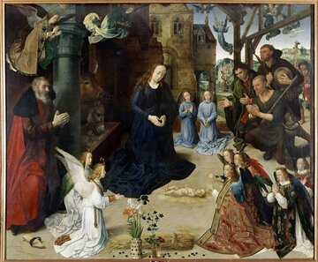 Hugo van der Goes, &bdquo;Adoracja&rdquo;, ok. 1475