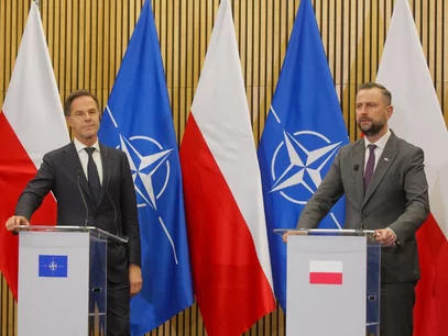 Miniatura: Rutte z wizytą w Polsce. "NATO jest...