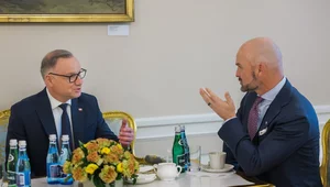 Miniatura: Prezydent spotkał się z Brzoską. Duda...