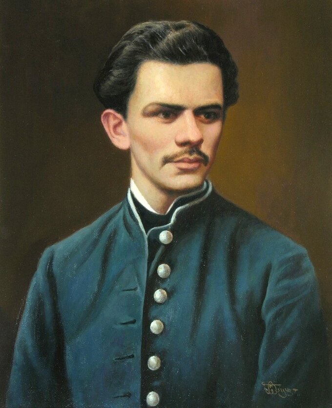 Portret Stefana Żeromskiego w młodości (ok. 1885)