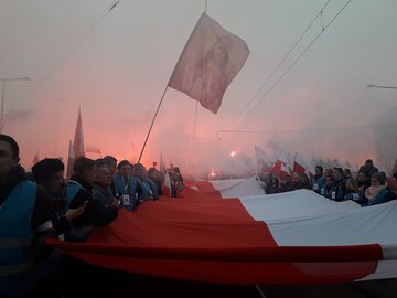 Marsz z&nbsp;okazji Święta Niepodległości