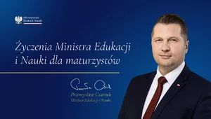 Miniatura: Życzenia dla maturzystów. Czarnek:...