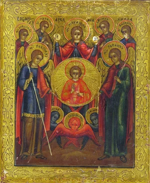 Miniatura: Michał, Gabriel i Rafał. Potężni patroni...