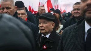 Miniatura: Kaczyński na Marszu Niepodległości pasuje...
