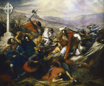 Charles de Steuben, Bitwa pod&nbsp;Poitiers