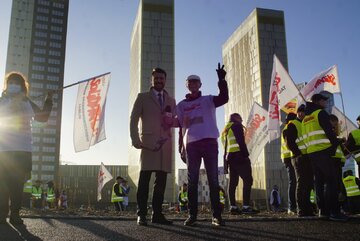 Protest w&nbsp;Luksemburgu