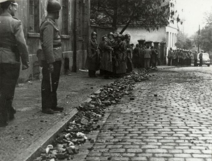 Wydarzenia Zielonogórskie 1960 roku - protesty tłumione przez milicję i ZOMO