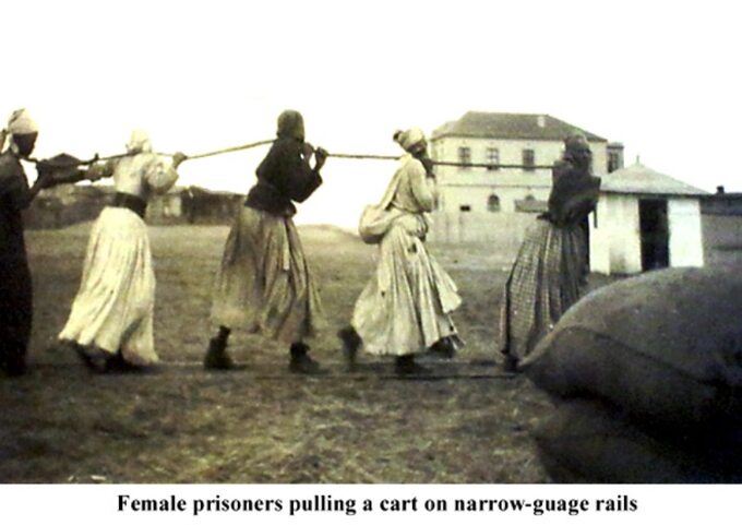 Kobiety Herero jako niemieckie niewolnice. Namibia, 1904 rok
