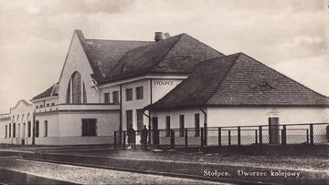 Dworzec kolejowy w&nbsp;Stołpcach