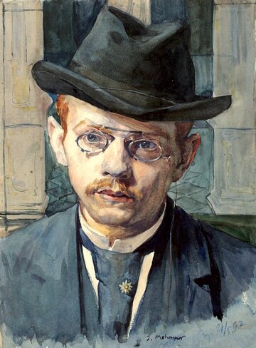 J&oacute;zef Mehoffer, Autoportret