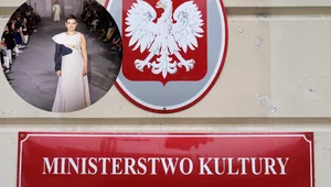 Miniatura: Minister Cienkowska modelką na wybiegu. "Z...