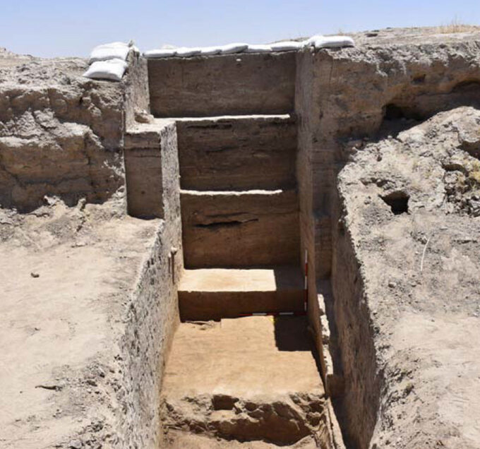 Miejsce wykopalisk w Ali Kosz w Iranie