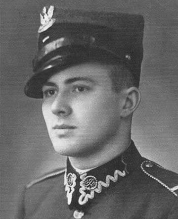 Jan Nowak-Jeziorański w&nbsp;stopniu podchorążego artylerii (1936)