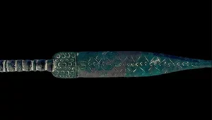 Miniatura: Tajemniczy sztylet sprzed 2500 lat na...