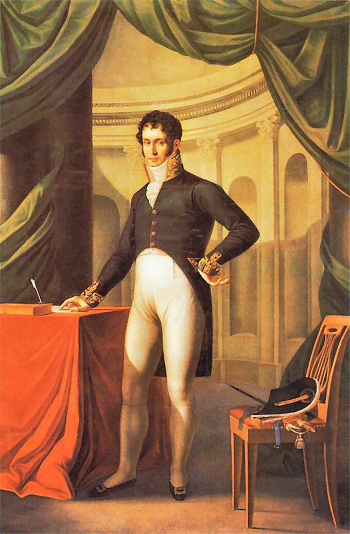 Portret Adama Jerzego Czartoryskiego z 1810 r. autorstwa Józefa Oleszkiewicza