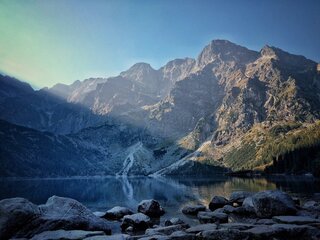 Morskie Oko, Tatry. Wokół stawu Mięguszowieckie Szczyty