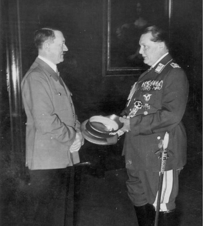 Adolf Hitler i Hermann Göring, 1940 r.