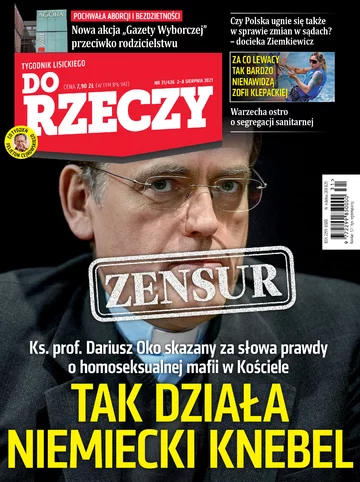 Tygodnik Do Rzeczy 31/2021 - Okładka 