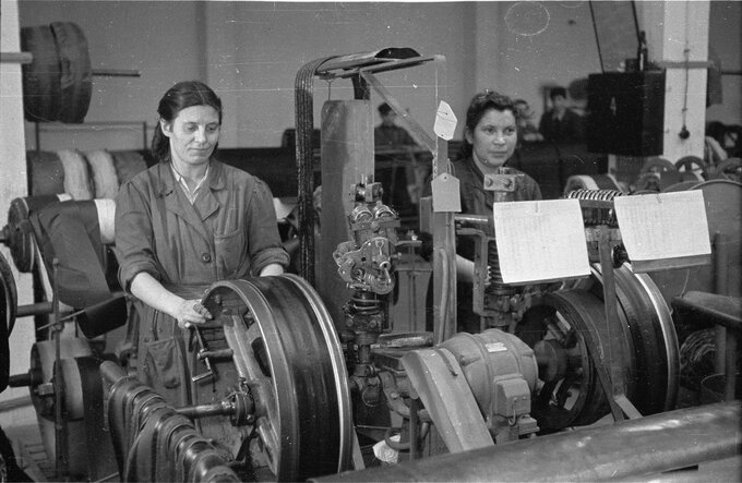 Poznań, 1948. Fabryka Opon Stomil Poznań