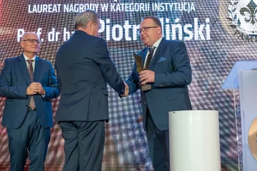 Piotr Gociek i prof. Piotr Gliński 