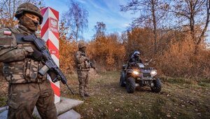 Miniatura: Strzały na granicy. "Służby białoruskie...