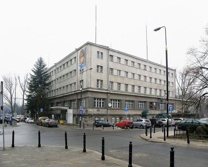 Budynek YMCA przy ul. Marii Konopnickiej 6 w Warszawie. W l. 1946-55 mieszkał tu Leopold Tyrmand