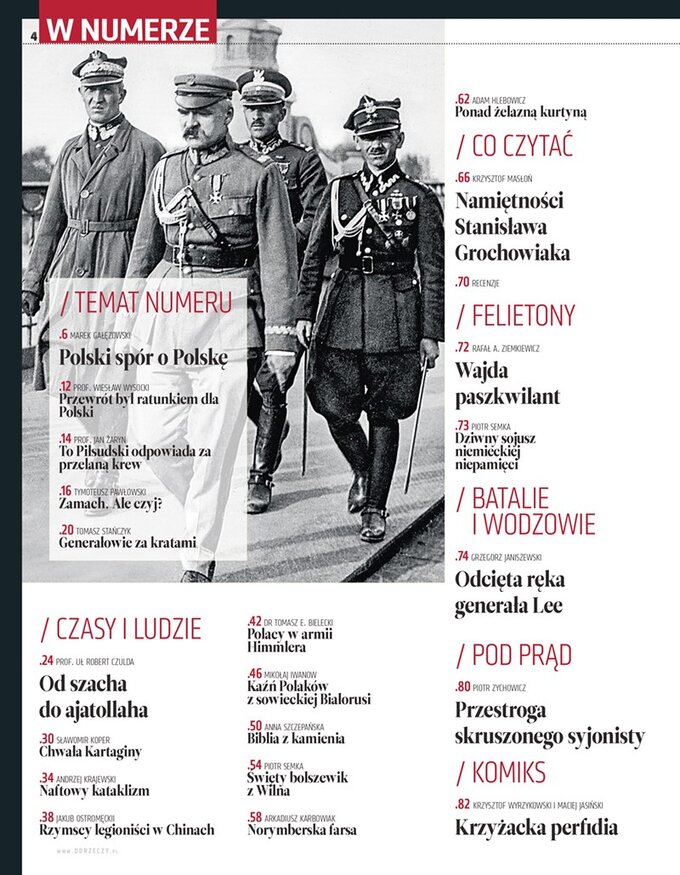 "Historia DoRzeczy" maj 2026 -&nbsp;spis treści
