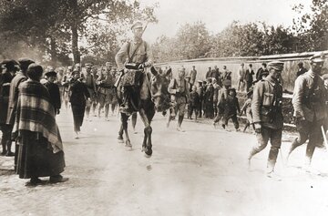 Przemarsz Pierwszej Kompanii Kadrowej przez Kielce, 12 sierpnia 1914&nbsp;r.