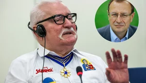 Miniatura: Wałęsa zwrócił się do prof. Dudka. "Pan...