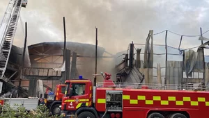 Miniatura: Atak rosyjskich rakiet na Lwów. Płonie...