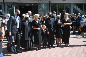 Uroczystości pogrzebowe Andrzeja Strzeleckiego 