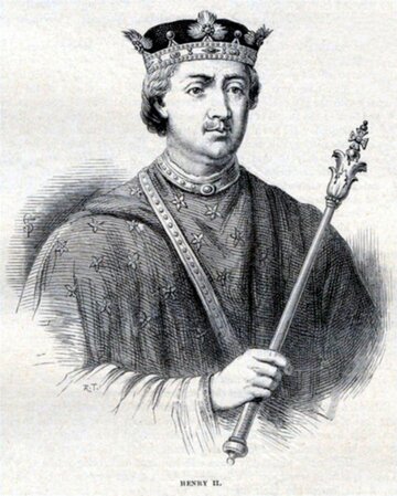 Kr&oacute;l Anglii Henryk II&nbsp;Plantagenet
