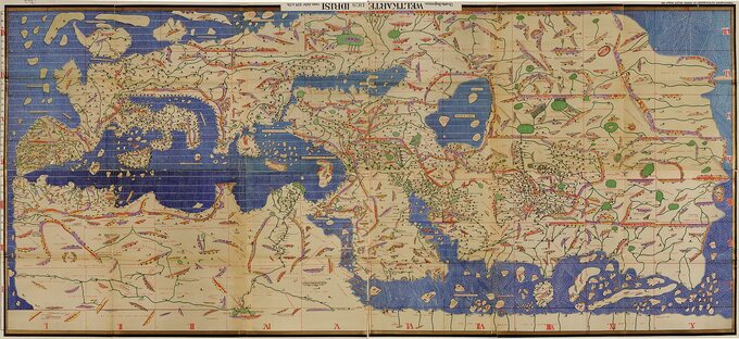 Mapa świata Al-Idrisiego z 1154 roku