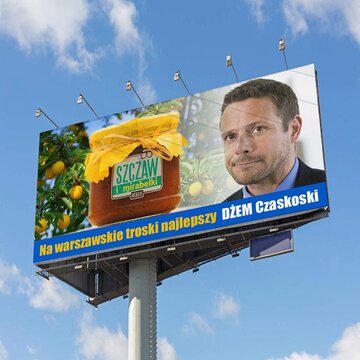 Akcja billboardowa PO - memy 