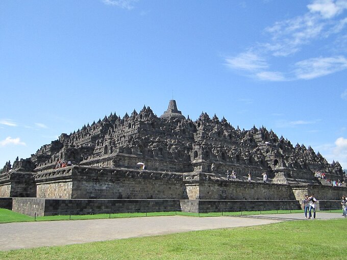 Borobudur - świątynia na Jawie, Indonezja