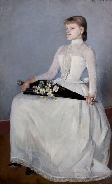 Olga Boznańska, "Ze spaceru"