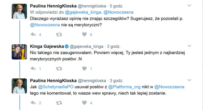 Rozmowa posłanek PO i&nbsp;Nowoczesnej