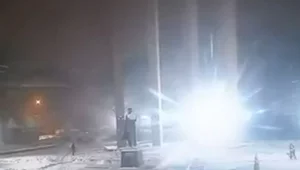 Miniatura: Eksplozja przy pomniku Bandery we Lwowie....