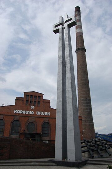 Pomnik poległych g&oacute;rnik&oacute;w KWK &bdquo;Wujek&rdquo;