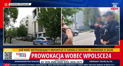 Miniatura: Policja w siedzibie kolejnej telewizji....