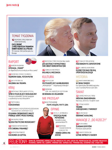 Spis treści najnowszego wydania "Do&nbsp;Rzeczy"