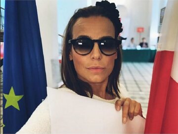 Celebryci na wyborach - Anna Mucha 