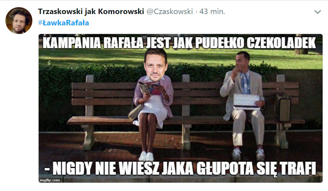 #ŁawkaTrzaskowskiego 