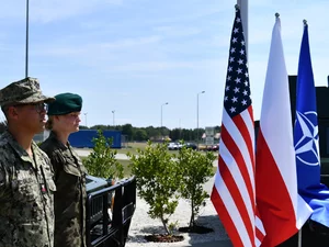 Miniatura: Dron nad strategiczną bazą. MON tłumaczy...