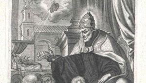 Miniatura: Wspomnienie św. Leona IX. Papież czasów...
