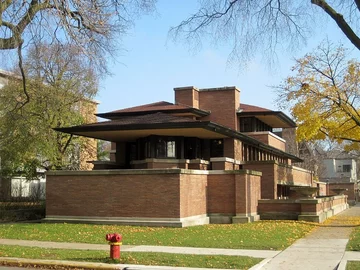 Dom w stylu preriowym Robie House 