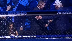 Miniatura: Nawrocki rozmawiał z Trumpem na gali UFC....