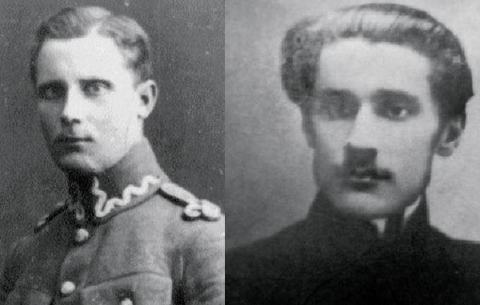 Od lewej: Antoni Wieczorkiewicz i Walery Bagiński