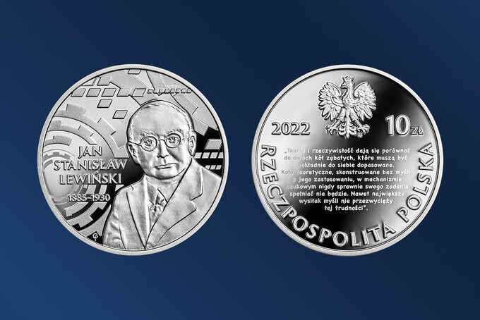Moneta kolekcjonerska NBP z wizerunkiem Jana Stanisława Lewińskiego ukaże się 5 maja