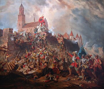 Oblężenie Jasnej G&oacute;ry. Mal. Franciszek Kondratowicz